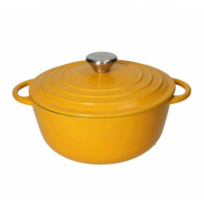 Brandani Κατσαρόλα - Γάστρα Από Μαντέμι 24cm Yellow Μαντέμι 24*31*Υ16