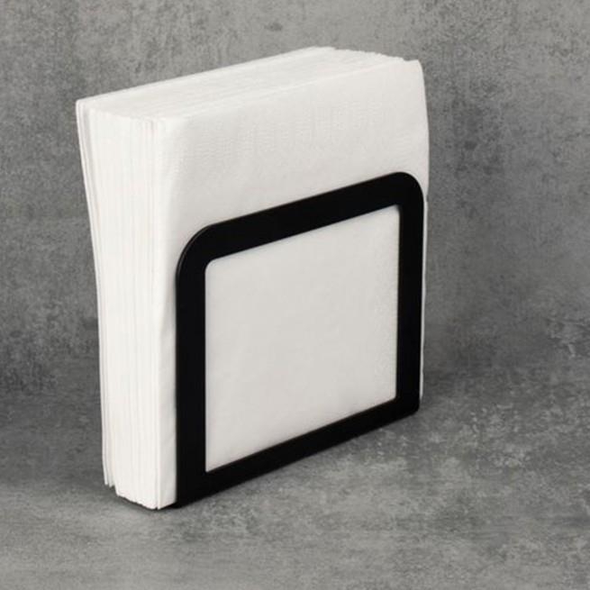 ΜΑΥΡΗ ΧΑΡΤΟΠΕΤΣΕΤΟΘΗΚΗ Μέταλλο 15*4*Υ12