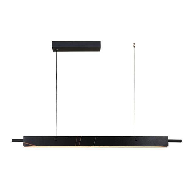 ΦΩΤΙΣΤΙΚΟ ΚΡΕΜΑΣΤΟ ΓΡΑΜΜΙΚΟ LED 20W ΜΑΥΡΟ L124*W5.6*H7CM 3 CCT Αλουμίνιο 124*5.6*Υ150