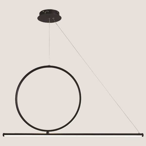 ΦΩΤΙΣΤΙΚΟ ΚΡΕΜΑΣΤΟ LED 32W 100X18 ΛΕΥΚΟ/ΜΑΥΡΟ Αλουμίνιο 100*50*Υ150