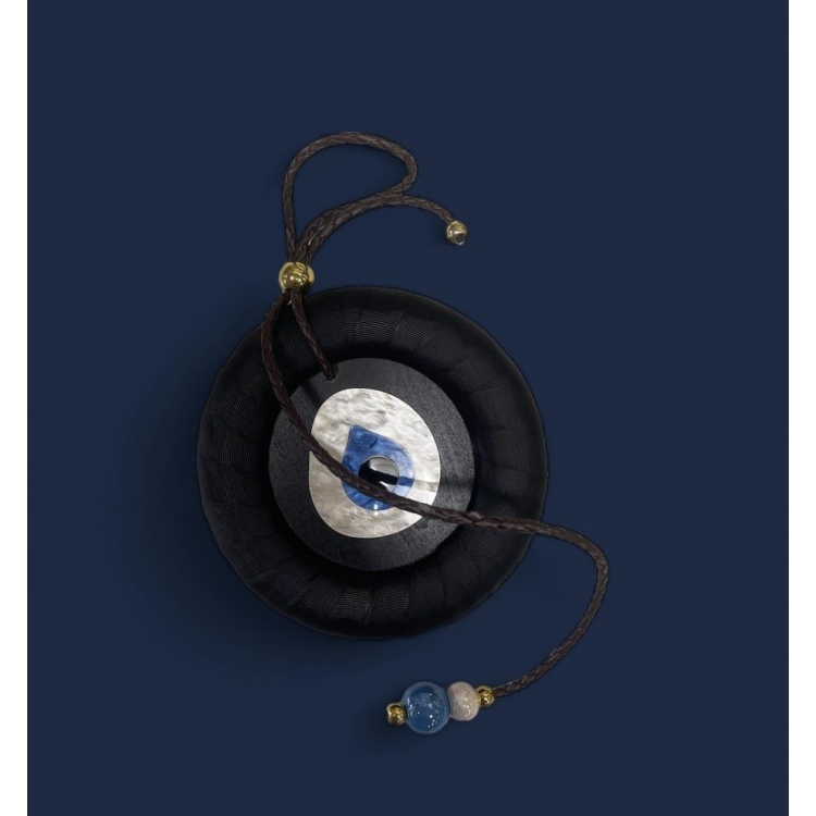 ΓΟΥΡΙ ΣΤΡΟΓΓΥΛΟ ΜΑΤΙ ΜΕ ΚΟΡΔΕΛΑ 2024 Ύφασμα Φ15*3Υ