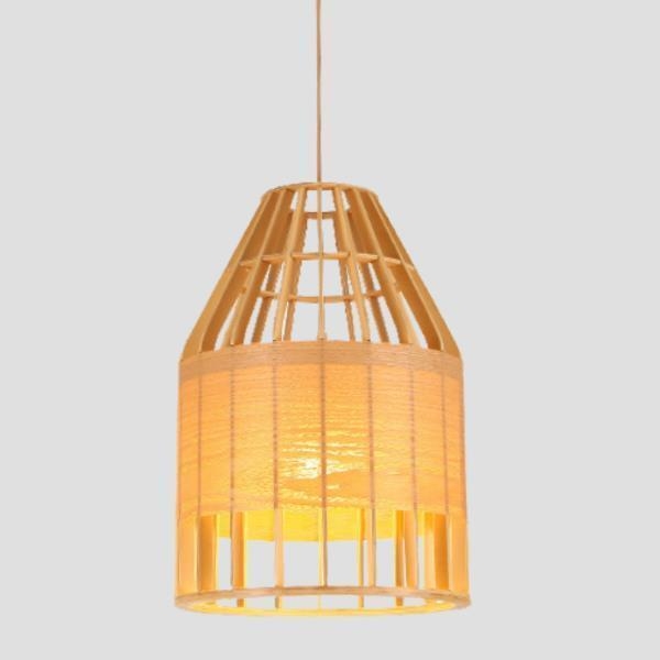 ΦΩΤΙΣΤΙΚΟ ΚΡΕΜΑΣΤΟ ΜΟΝΟΦΩΤΟ Ε27 Φ400X400 ΞΥΛΙΝΟ Ξύλο 40*140