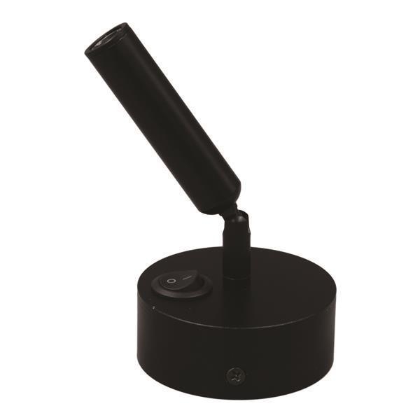 ΣΠΟΤ ΕΞΩΤΕΡΙΚΟ ΚΙΝΗΤΟ 3W LED 3000K ΜΑΥΡΟ PLUS Αλουμίνιο 75*135YMM