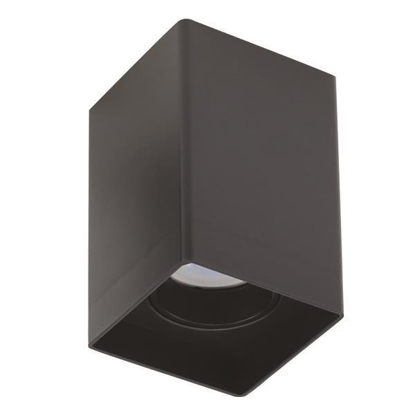 ΦΩΤΙΣΤΙΚΟ ΟΡΟΦΗΣ ΤΕΤΡΑΓΩΝΟ GU10 80X80X125  ΜΑΥΡΟ Συνθετικό 80*80*125YMM