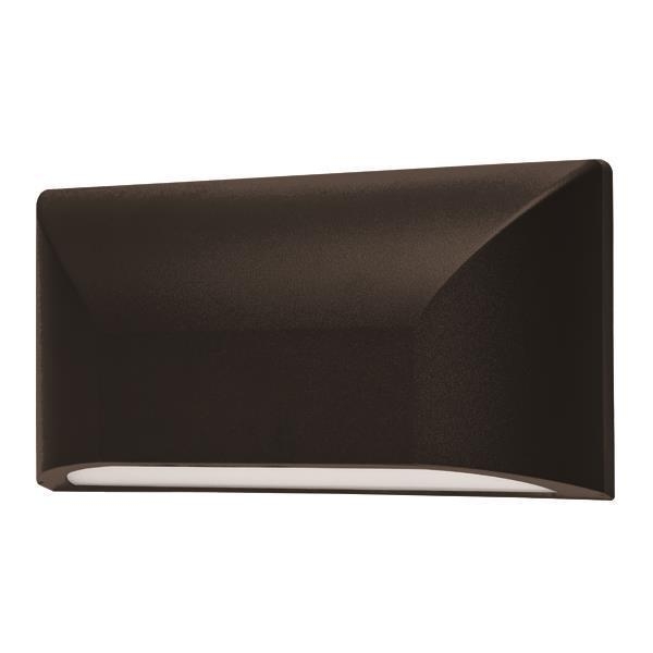 ΑΠΛΙΚΑ ΤΟΙΧΟΥ LED SLIM 6W IP65 220-240V 3000K 220X51X113MM ΜΑΥΡΟ PRO Συνθετικό 220*113*51YMM