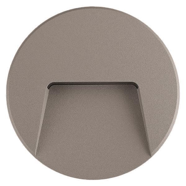 ΦΩΤΙΣΤΙΚΟ ΤΟΙΧΟΥ SLIM LED 3W IP65 230V 3000K Φ135MM ΓΚΡΙ PRO Συνθετικό 135*32YMM