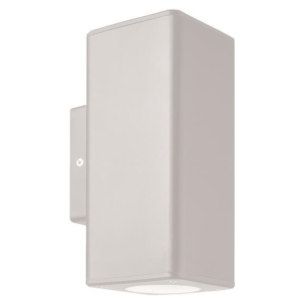 ΑΠΛΙΚΑ ΤΟΙΧΟΥ ΜΟΝΗ ΤΕΤΡΑΓΩΝΗ UP-DOWN GU10 ΛΕΥΚΗ Συνθετικό 99*76*186YMM