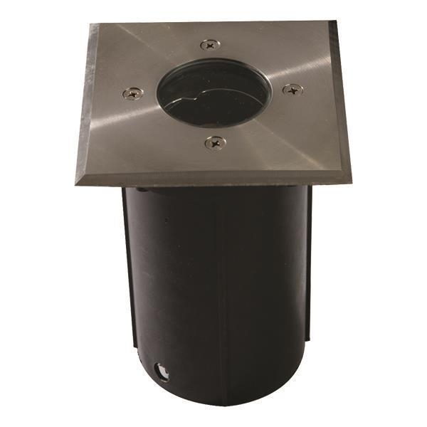 ΦΩΤΙΣΤΙΚΟ ΔΑΠΕΔΟΥ ΧΩΝΕΥΤΟ ΜΕ ΒΑΣΗ ΤΕΤΡΑΓΩΝΟ GU10 IP65 33W Αλουμίνιο 110*110*125YMM