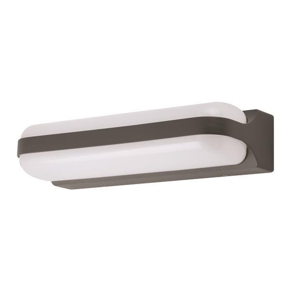 ΑΠΛΙΚΑ ΤΟΙΧΟΥ ΟΒΑΛ LED 13W 240X105X55 3000K IP65 ΓΚΡΙ PRO Αλουμίνιο 240*105*55YMM