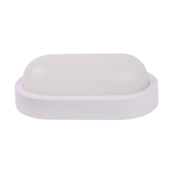 ΦΩΤΙΣΤΙΚΟ ΤΟΙΧΟΥ ΟΒΑΛ LED 8W 160X90X51 4000K IP54 ΛΕΥΚΟ PLUS Συνθετικό 160*90*51YMM