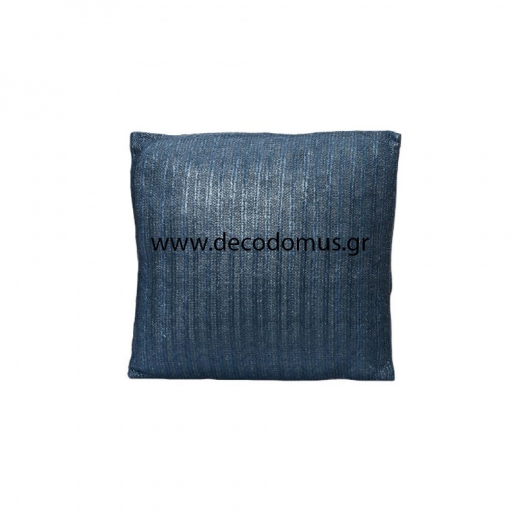 ΜΑΞΙΛΑΡΙ ΜΟΝΤΕΡΝΟ ΨΑΘΑ ΜΕ ΚΕΝΤΗΜΑ ΜΠΛΕ- KAEMNIGK  42*42*Υ3