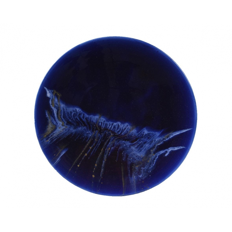 ΔΙΑΚΟΣΜΗΤΙΚΟ ΠΙΑΤΟ ΤΟΙΧΟΥ ΜΠΛΕ ΜΕ ΡΗΤΙΝΗ KAEMINGK Μέταλλο 0.405*Y0.07