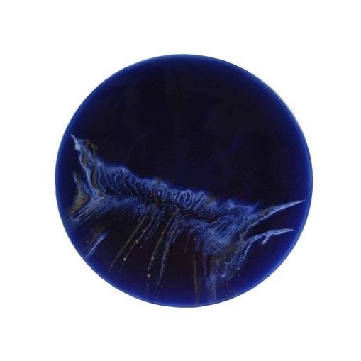 ΔΙΑΚΟΣΜΗΤΙΚΟ ΠΙΑΤΟ ΤΟΙΧΟΥ ΜΠΛΕ ΜΕ ΡΗΤΙΝΗ KAEMINGK Μέταλλο 0.3*Y0.05