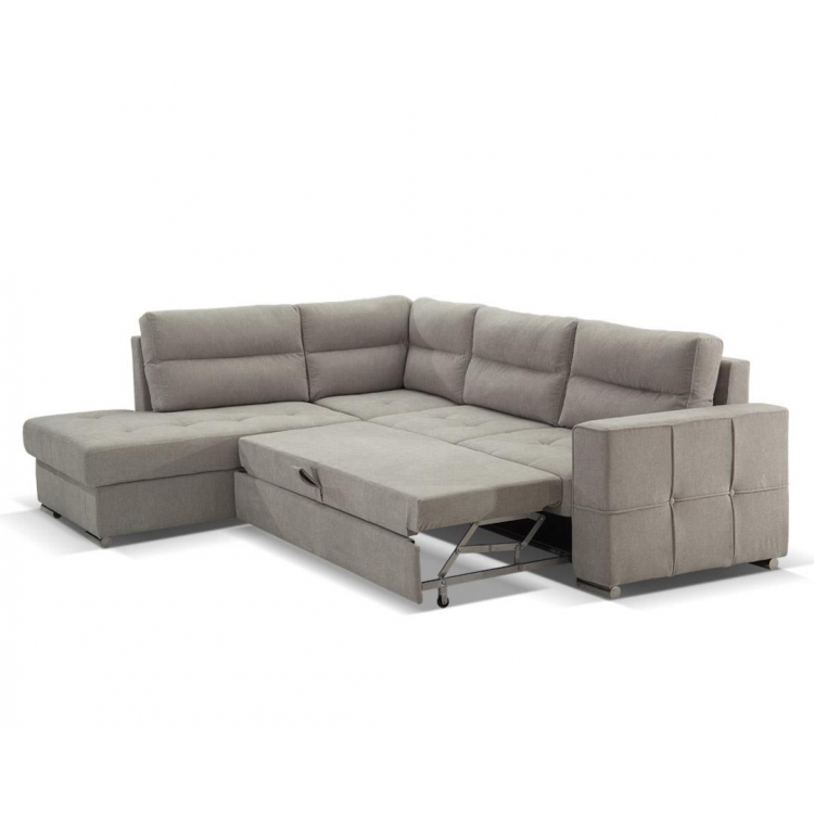 Γωνιακός καναπές Lisabon 3 στοιχείων με αποθηκευτικό και κρεβάτι Δεξιά φορά 270x222x95εκ.  Μ2.7Π2.25Υ0.95