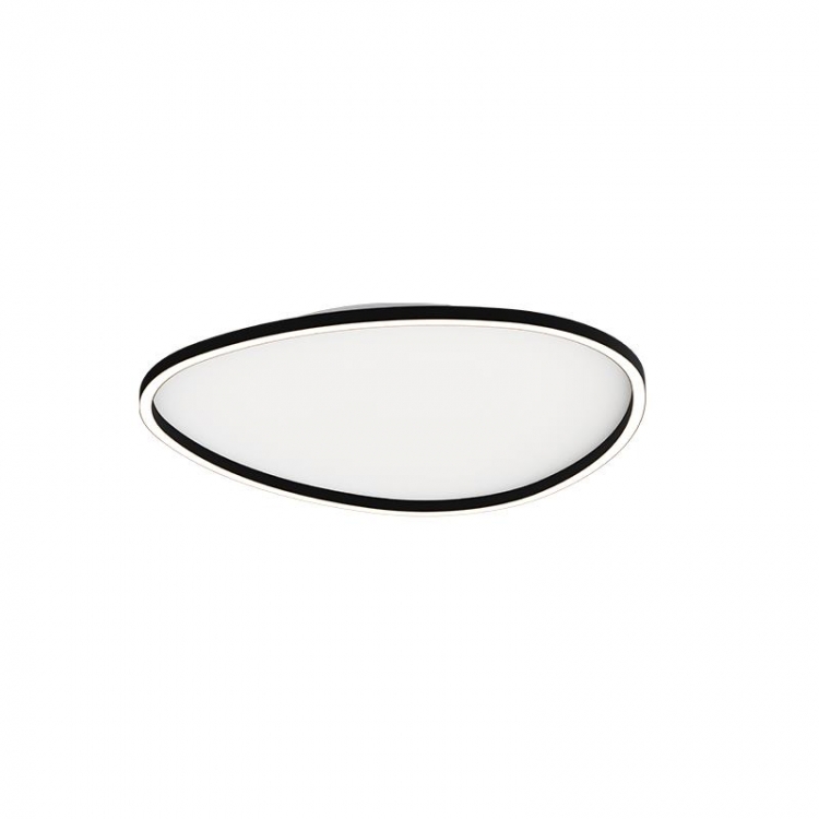 LED ΦΩΤΙΣΤΙΚΟ ΟΡΟΦΗΣ 39W 3000K ΜΑΥΡΟ Αλουμίνιο Φ0.59*Υ0.06