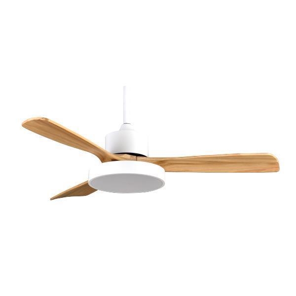 ΑΝΕΜΙΣΤΗΡΑΣ ΟΡΟΦΗΣ ΛΕΥΚΟ ΚΑΙ ΞΥΛΟ ΜΕ LED ΦΩΣ ΚΑΙ ΚΟΝΤΡΟΛ Φ122 DC 35W Μέταλλο Φ1.22*Υ0.35