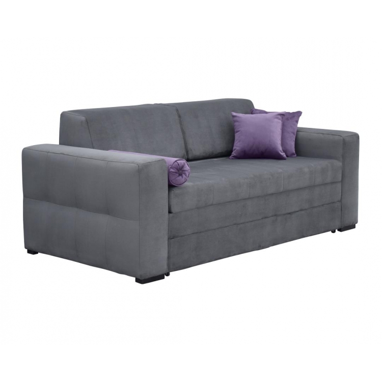 Τριθέσιος καναπές κρεβάτι Living NEW Γκρι 200x101x83εκ. Μελαμίνη M2.0Π1.01Υ0.83