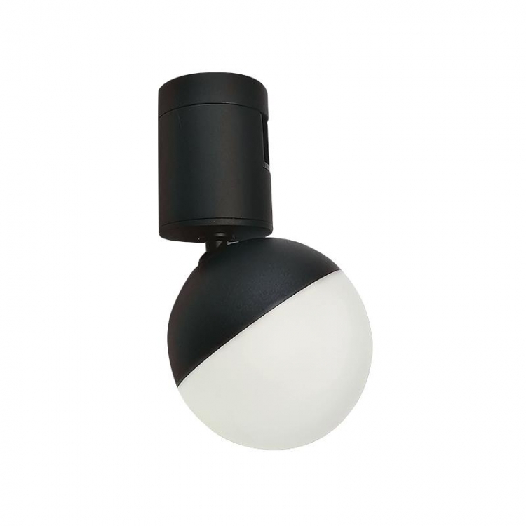 ΦΩΤΙΣΤΙΚΟ LED ΣΠΟΤ 5W 3000K ΓΙΑ ΕΥΚΑΜΠΤΗ ΡΑΓΑ ΜΑΥΡΟ Αλουμίνιο Φ0.06*Υ0.12