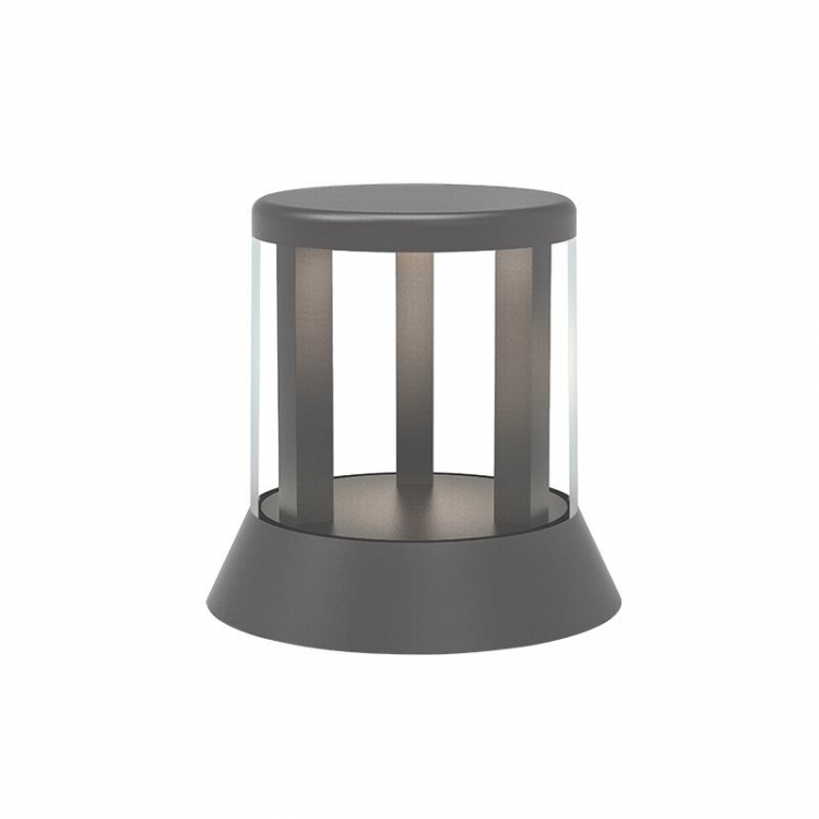 ΦΩΤΙΣΤΙΚΟ ΔΑΠΕΔΟΥ ΕΞΩΤΕΡΙΚΟΥ ΧΩΡΟΥ LED 8W 3000Κ ΓΡΑΦΙΤΗΣ ΑΛΟΥΜΙΝΙΟΥ Αλουμίνιο Φ0.15*Υ0.15