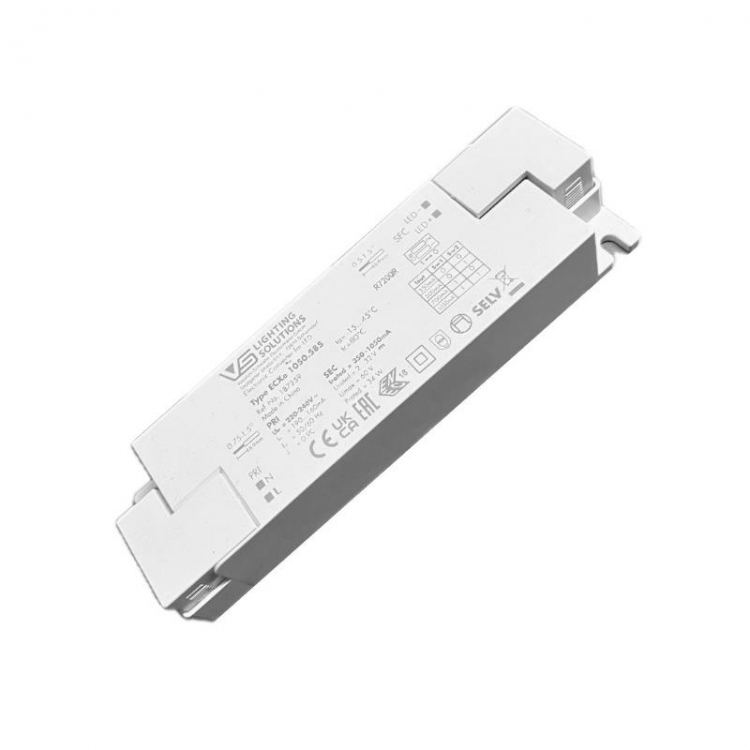 ΠΡΟΓΡΑΜΜΑ ΟΔΗΓΗΣΗΣ COB LED 34 W 350-1050 MA / 2-32 V Συνθετικό Μ0.145Π0.041Υ0.027