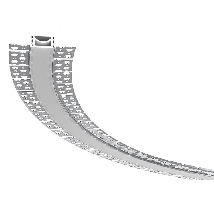 ΠΛΑΪΝΗ ΚΑΜΨΗ ΠΡΟΦΙΛ ΑΛΟΥΜΙΝΙΟΥ 2Μ ΜΕ ΔΙΑΧΥΤΗ ΣΩΛΗΝΩΝ ΠΥΡΙΤΙΟΥ 2M Αλουμίνιο Μ2.00Π0.0669Y0.0134