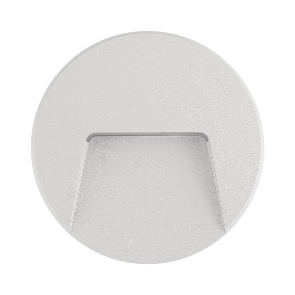 ΦΩΤΙΣΤΙΚΟ ΤΟΙΧΟΥ SLIM LED 3W IP65 230V 4000K Φ135mm ΛΕΥΚΟ PRO Συνθετικό Μ0.135Π0.135Υ0.032