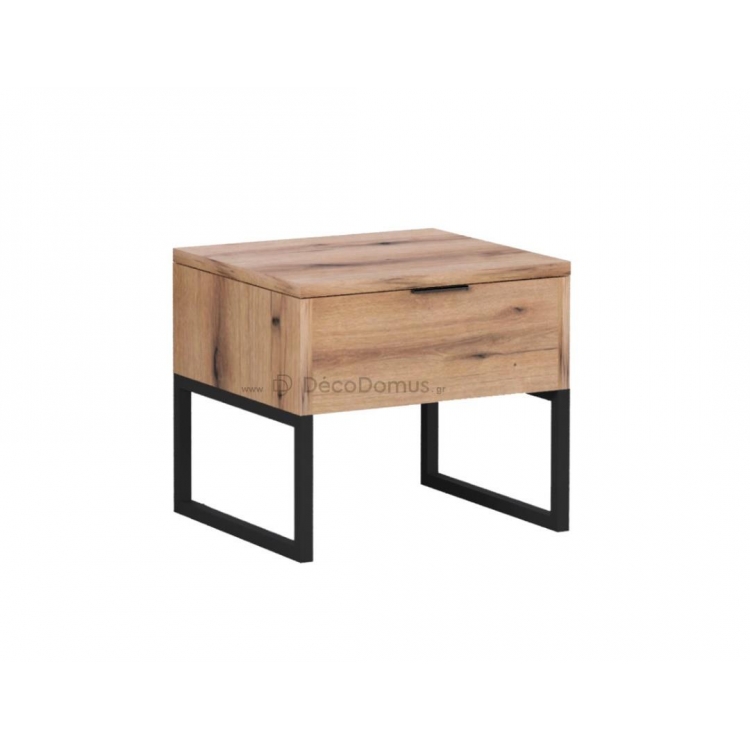 DREAM ΚΟΜΟΔΙΝΟ 45X40X40 ΑΡΤΙΖΑΝ-ΜΑΥΡΟ MDF Μ0.45Π0.40Υ0.40