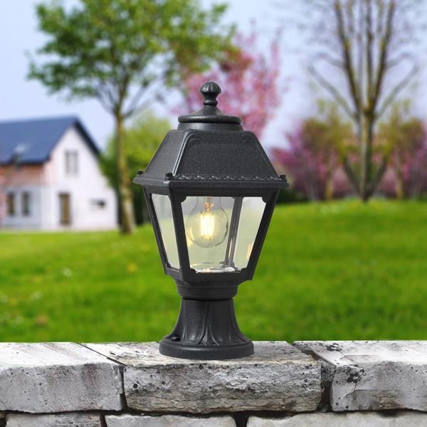 FUMAGALLI ΚΟΛΩΝΑΚΙ ΔΑΠΕΔΟΥ MIKROLOT MARY ΜΑΥΡΟ ΤΕΤΡΑΓΩΝΟ 180x365mm Ε27 Ρητίνη Π0.18*Υ0.365