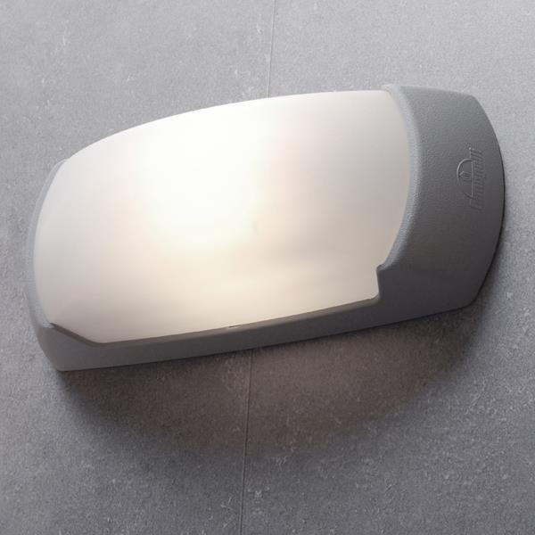 FUMAGALLI FRANCY-OP ΑΠΛΙΚΑ ΤΟΙΧΟΥ ΓΚΡΙ ΟΠΑΛ Ε27 300x130mm Ρητίνη Μ0.30Π0.085Υ0.130