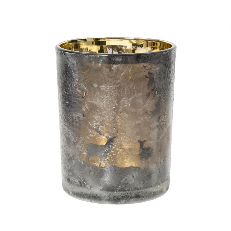 ΓΥΑΛΙΝΟ ΡΕΣΩ ΜΕ ΕΦΕ ΠΑΓΟΥ ΚΑΙ ΑΣΗΜΕΝΙΑ ΕΣΩΤΕΡΙΚΑ ΣΧΕΔΙΑ KAEMINGK Γυαλί Φ0.03*Υ0.08