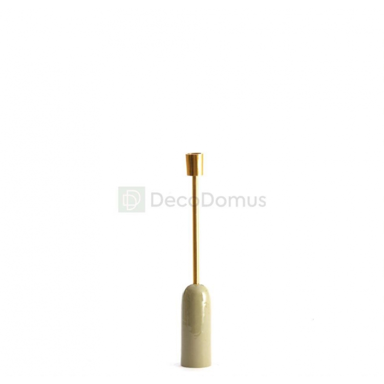 ΚΗΡΟΠΗΓΙΟ ``YASILO`` Υ33.5ΕΚ ΠΡΑΣΙΝΟ ΧΡΥΣΟ Light & Living Μέταλλο Φ0.05*Υ0.335