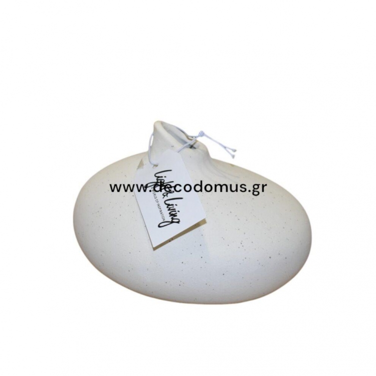 ΚΕΡΑΜΙΚΟ ΒΑΖΟ ``ASSAGO`` Y11.5EKΚΡΕΜ  Light & Living Κεραμικό Μ0.18Π0.155Υ0.115