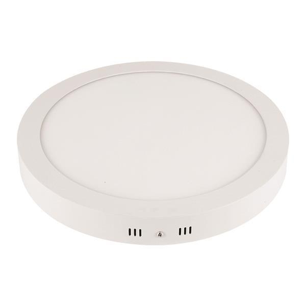 ΦΩΤΙΣΤΙΚΟ ΕΞΩΤΕΡΙΚΟ (ΕΠΙΦΑΝΕΙΑΣ) LED SLIM Φ120 6W 4000K ΛΕΥΚΟ PLUS Αλουμίνιο Φ0.12*Υ0.032