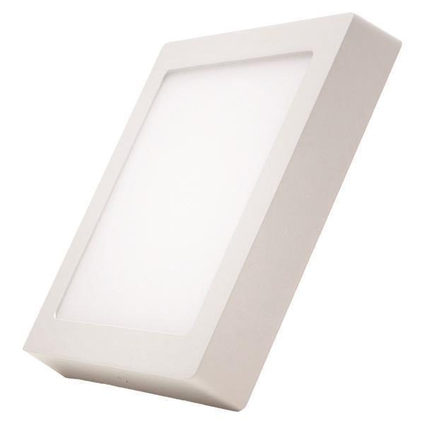 ΦΩΤΙΣΤΙΚΟ ΕΞΩΤΕΡΙΚΟ (ΕΠΙΦΑΝΕΙΑΣ) LED SLIM 225X225 24W 4000K ΛΕΥΚΟ PLUS Αλουμίνιο Μ0.225Π0.225Υ0.032
