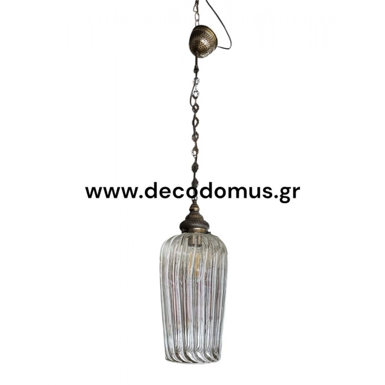 KREMAΣΤΟ ΦΩΤΙΣΤΙΚΟ  PYREX Νο1 Γυαλί