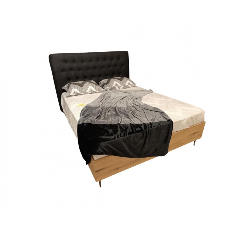 Κρεβάτι με αποθηκευτικό χώρο και σομιέ VM- Lord και κεφαλάρι VM- Napoli 140x200 Ξύλο M1.47Π2.25Y1.25