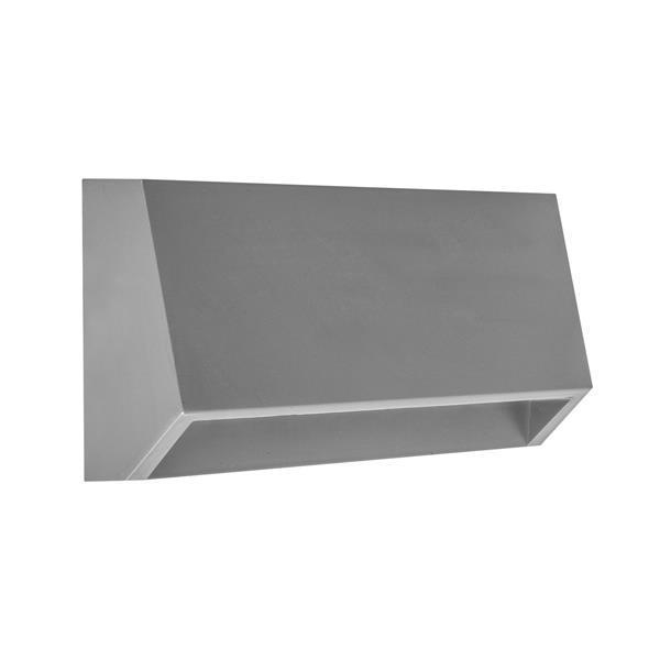 ΦΩΤΙΣΤΙΚΟ ΤΟΙΧΟΥ SLIM LED 3W IP65 230V 3CCT 160X70mm ΓΚΡΙ PRO ARTE ILLUMINA Συνθετικό Μ0.16Π0.033Υ0.07