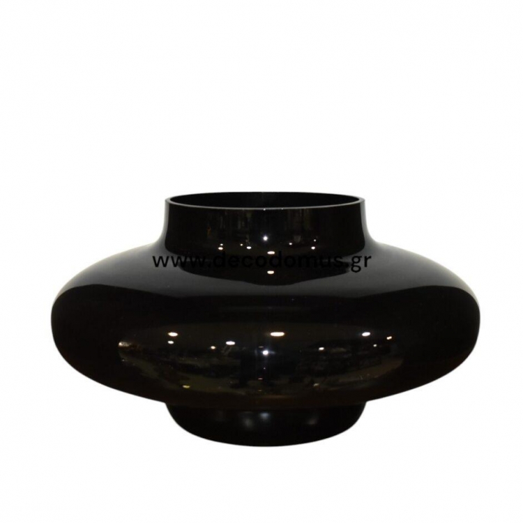 ΓΥΑΛΙΝΟ ΒΑΖΟ ΜΑΥΡΟ 20 ΕΚ. Γυαλί Φ0.40*Υ0.20