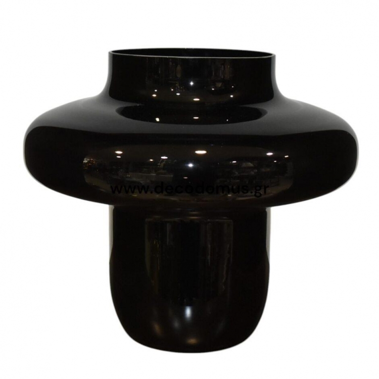 ΓΥΑΛΙΝΟ ΒΑΖΟ ΜΑΥΡΟ 30 ΕΚ. Γυαλί Φ0.35*Υ0.30