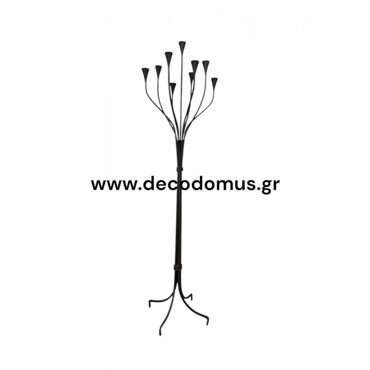 ΚΗΡΟΠΗΓΙΟ ΜΕΤΑΛΛΙΚΟ 9 ΘΕΣΕΩΝ ΜΑΥΡΟ Μέταλλο M0.46Π0.44Υ1.70