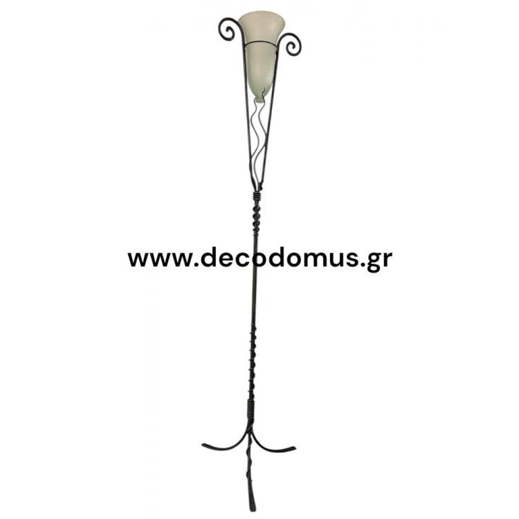 ΓΥΑΛΙΝΟ ΚΗΡΟΠΗΓΙΟ ΣΕ ΜΕΤΑΛΛΙΚΗ ΨΗΛΗ ΒΑΣΗ Μέταλλο Φ0.40*Υ1.50