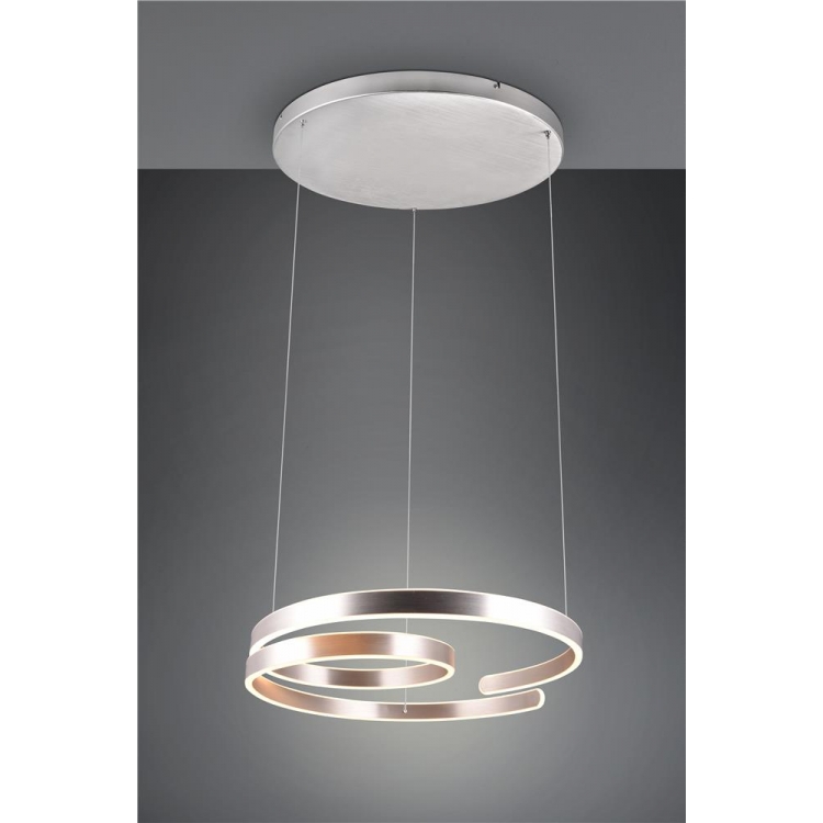 ΚΡΕΜΑΣΤΟ ΦΩΤΙΣΤΙΚΟ ΣΕ ΧΡΩΜΑ ΒΟΥΡΤΣΙΣΜΕΝΟ ΑΛΟΥΜΙΝΙΟ MARNIE TRIO Μέταλλο Φ0.65*Υ1.50