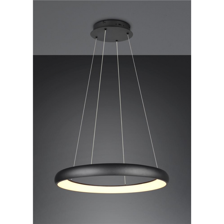 ΚΡΕΜΑΣΤΟ ΦΩΤΙΣΤΙΚΟ ΜΑΥΡΟ ΜΑΤ Φ 75 CARDONA TRIO Μέταλλο Φ0.75*Υ1.50