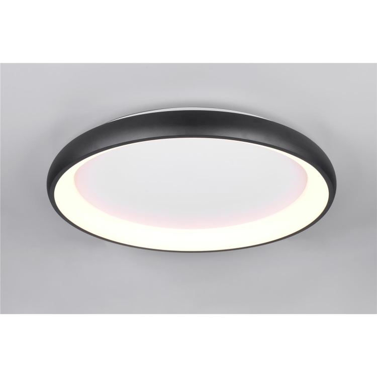 ΦΩΤΙΣΤΙΚΟ ΟΡΟΦΗΣ ΜΑΥΡΟ ΜΑΤ Φ 75 CARDONA TRIO Μέταλλο Φ0.75*Υ0.09