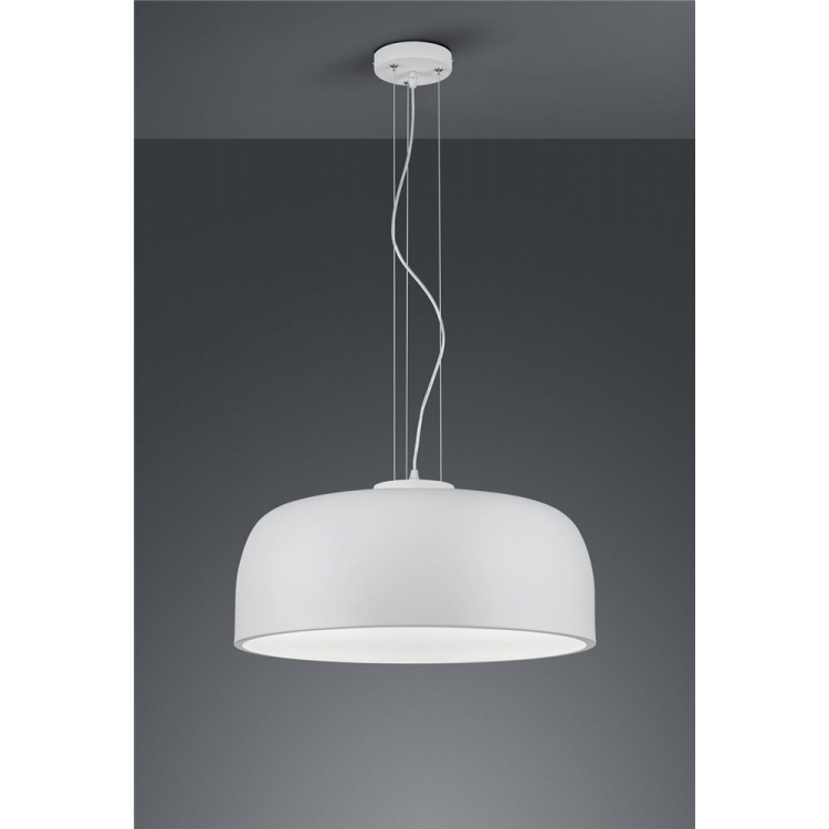 ΚΡΕΜΑΣΤΟ ΜΟΝΟΦΩΤΟ ΦΩΤΙΣΤΙΚΟ ΛΕΥΚΟ ΜΑΤ BARON TRIO Μέταλλο Φ0.52*Υ1.5