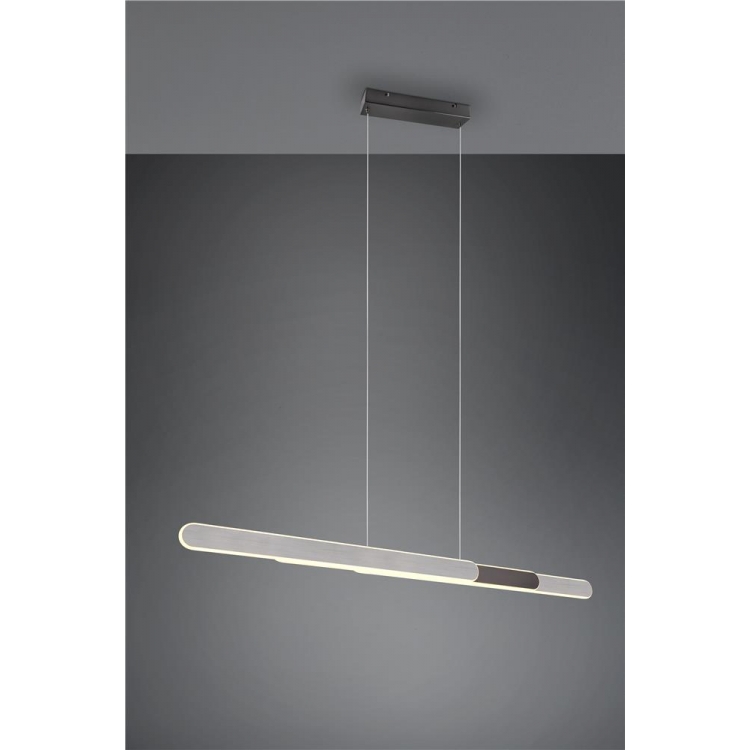 ΚΡΕΜΑΣΤΟ ΓΡΑΜMΙΚΟ ΦΩΤΙΣΤΙΚΟ  UP & DOWN ΕΠΕΚΤΕΙΝΟΜΕΝΟ ΒΟΥΡΤΣΙΣΜΕΝΟ ΑΛΟΥΜΙΝΙΟ HELIOS TRIO Μέταλλο Μ0.825-1.30Π0.08Υ1.50