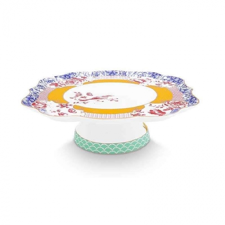 Mini Τουρτιέρα Πορσελάνης Pip Studio Royal Multi 24x24cm Πορσελάνη Φ0.24