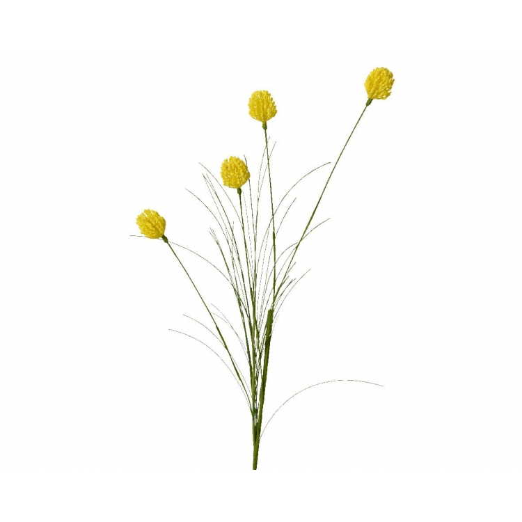 ΚΛΑΔΙ ΜΕ ΛΟΥΛΟΥΔΙ ΜΠΑΛΑ ΚΙΤΡΙΝΟ Συνθετικό Μ0.74Π0.05Υ0.03