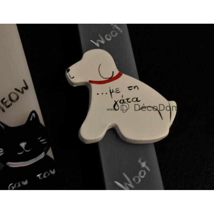 ΛΑΜΠΑΔΑ ΠΛΑΚΕ ``ΜΕ ΤΗ ΓΑΤΑ`` ΓΚΡΙ Κερί Μ0.035Π0.025Υ0.29