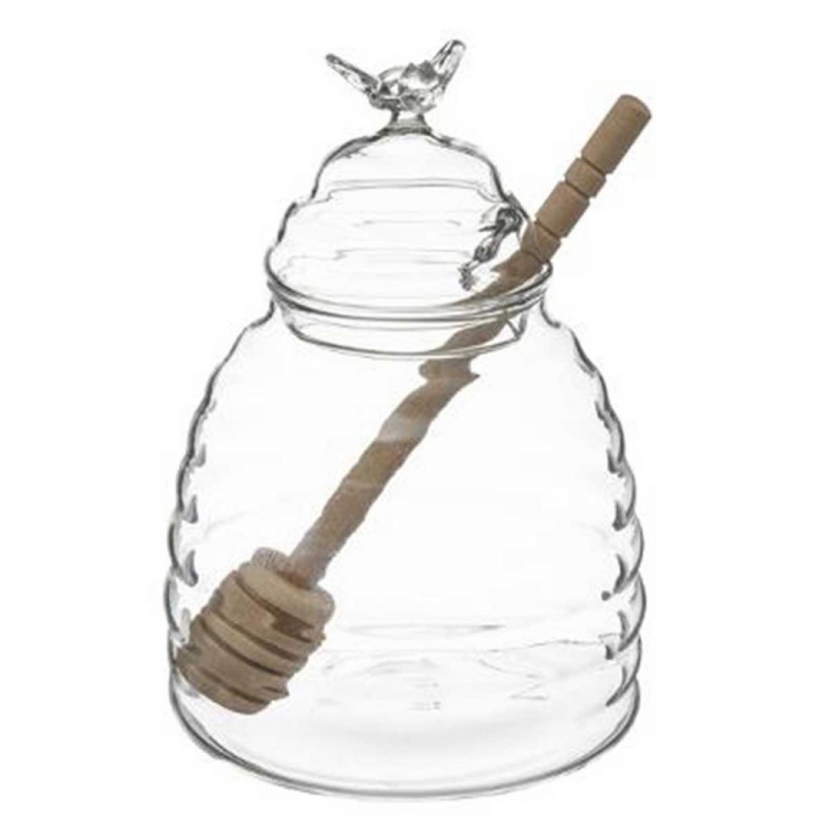 BAZO KAI ΚΟΥΤΑΛΙ ΜΕΛΙΟΥ ΓΥΑΛΙΝΟ Γυαλί Φ0.095*Υ0.135